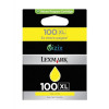 Lexmark No. 100XL Return Program Inkjet Cartridge High Yield Page Life 600pp Yellow Ref 14N1071E