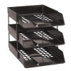 Avery DTR Letter Tray Self-stacking W270xD360xH60mm Black Ref DR100BLK