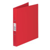 Rexel Budget Ring Binder Semi-rigid Polypropylene 2 O-Ring 25mm Size A4 Red Ref 13422RD [Pack 10]