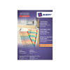 Avery ReadyIndex Dividers Card Mylar Tabs A4 Jan-Dec Ref 2002501 L7411-JD