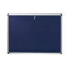 Nobo Display Cabinet Noticeboard Visual Insert Lockable A1 W907xH661mm Blue Ref 1902048
