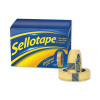 Sellotape Original Golden Tape Roll Non-static Easy-tear Small 18mmx33m Ref 1443251 [Pack 8]