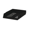 Leitz Letter Tray Robust Polystyrene High Sided with Extra Label Space Black Ref 52270095