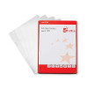 5 Star Office Folder Cut Flush Polypropylene Copy-safe Translucent 120 Micron A4 Green [Pack 25]