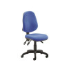 Trexus Office Operator Chair Asynchronous High Back H500mm W460xD430xH460-580mm Blue