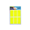 Avery Packets of Labels 25x50mm Fluorescent Yellow Ref 32-223 [10x36 Labels]