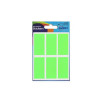 Avery Packets of Labels 25x50mm Fluorescent Green Ref 32-221 [10x36 Labels]