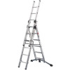 Folding Aluminium Ladder 4 Non Slip Ribbed Steps 3.9kg