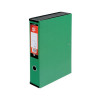 5 Star Office Box File Lock Spring with Push Button Closure 70mm Capacity Foolscap Green [Pack 5]