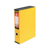 5 Star Office Box File Lock Spring with Push Button Closure 70mm Capacity Foolscap Yellow [Pack 5]