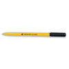 5 Star Office Ball Pen Yellow Barrel Fine 0.7mm Tip 0.3mm Line Black [Pack 50]