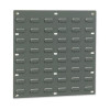 Louvred Panel Double Indented W457xH438mm Grey [Pack 2]