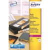 Avery Media Labels Laser 3.5 inch Disk 10 per Sheet 70x52mm Ref L7666-25 [250 Labels]
