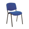 Trexus Stacking Chair Upholstered with Shaped Seat W480xD420xH500mm Blue