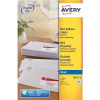 Avery Quick DRY Addressing Labels Inkjet 16 per Sheet 99.1x33.9mm White Ref J8162-25 [400 Labels]