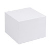 5 Star Office Noteholder Cube Transparent with Approx. 750 Sheets of Paper 90x90mm White