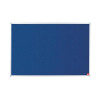 5 Star Office Felt Noticeboard with Fixings and Aluminium Trim W1200x900mm Blue