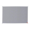 5 Star Office Felt Noticeboard with Fixings and Aluminium Trim W1200xH900mm Grey