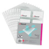 Rexel Nyrex Pocket Punched 4-Hole Half-size Extra Capacity 250 Sheets A4 Ref 13680 [Pack 5]