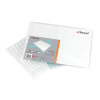 Rexel Nyrex Pocket Punched 4-Hole Half-size Extra Capacity 250 Sheets A4 Ref 13680 [Pack 5]
