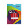 Avery Wallet of Labels 25x50mm Red Ref 16-313 [15x330 Labels]