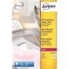 Avery Clear Addressing Labels Laser 48 per Sheet 22x12.7mm Ref L7553-25 [1200 Labels]