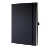 Sigel Conceptum Notebook Padded Cover Ruled 194pp 80gsm A5 Black Ref CO122