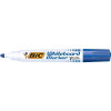 Nobo Liquid Ink Drymarker Drywipe Flipchart OHP Bullet Tip Line Width 3mm Blue Ref 1901075 [Pack 12]