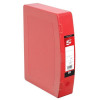 5 Star Office Box File Polypropylene with Twin Clip Lock Foolscap Red