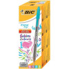Bic Cristal Large Fashion Ball Pen Smoked Barrel 1.6mm Tip 0.6mm Line Assorted Ref 895793 [Pack 20]
