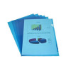 Esselte Copy-safe Folder Plastic Cut Flush A4 Blue Ref 54835/54837 [Pack 100]