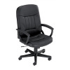 Trexus High Back Manager Armchair W520xD480xH420-530mm Backrest H620mm Leather Black