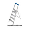 Folding Aluminium Ladder 4 Non Slip Ribbed Steps 3.9kg