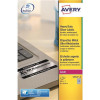 Avery Heavy Duty Labels Laser 10 per Sheet 96x50.8mm Silver Ref L6012-20 [200 Labels]