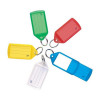 5 Star Facilities Key Hanger Sliding Fob Label Area 52x32mm Tag Size Large 73x38mm Assorted [Pack 50]