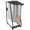 Arnos Hang-A-Plan QuickFile Front Load Binder with Cam Lever Full-length Clamp W950mm A0 Black Ref D202B