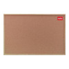 Nobo Classic Noticeboard Cork with Fixings and Aluminium Trim W900xH600mm Ref 30530320