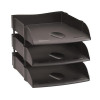 Avery Risers for Letter Trays Plastic 75mm Black Ref 403 [Pack 4]