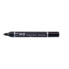 5 Star Value Permanent Marker Bullet Tip Black [Pack 10]