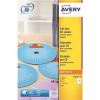 Avery CD/DVD Labels Laser 2 per Sheet Dia.117mm Black and White Ref L7676-25 [50 Labels]