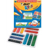 Bic Kids Evolution Pencils Colour Splinter-proof Wood-free Vivid Assorted Ref 829029 [Wallet 12]