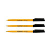 Staedtler 430 Stick Ball Pen Fine 0.8mm Tip 0.3mm Line Black Ref 430F9 [Pack 10]