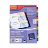 Avery ReadyIndex Dividers Card Mylar Tabs A4 A-Z Ref 02003501 L7411-AZ