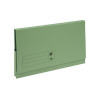 Elba Document Wallet Full Flap 260gsm Capacity 32mm Foolscap Green Ref 100090254 [Pack 50]