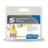5 Star Office Remanufactured Inkjet Cartridge Capacity 3.5ml Yellow [Epson T1284 Alternative]