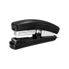 5 Star Office Stapler Half Strip Flat Clinch Top Loading 20 Sheets Black