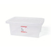 5 Star Office Storage Box Plastic with Lid Stackable 16 Litre Clear
