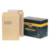 New Guardian Envelopes Heavyweight Board Backed Window Peel and Seal Manilla C4 [Pack 125]