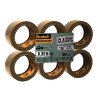 Sellotape Brown Packaging Tape 50mm x 66m Pack of 6 1445172