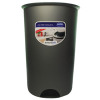 Addis Smart Round Bin Base 30L Metallic 503581